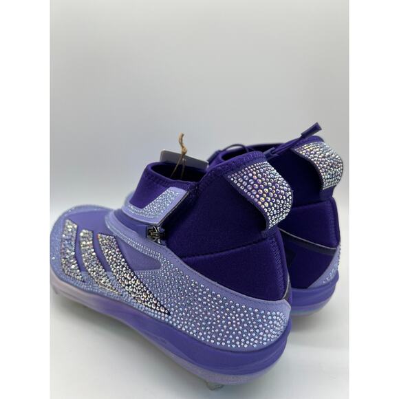 adidas Adizero Impact+ Baseball Swarovski Light Purple IH8154 Men's Size 13 - Picture 8 of 16